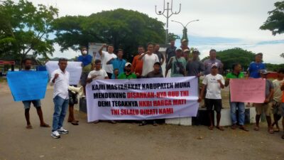 LIRA Muna Gelar Aksi Demo Dukung RUU TNI