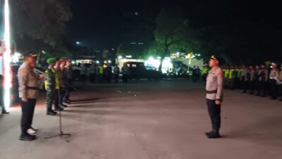 Polres Muna Turunkan Personel Pengamanan Malam Takbiran