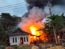 Rumah Terbakar, Seorang Lansia di Muna Barat Alami Luka