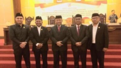 DPRD Gelar Paripurna Umumkan Bachrun – Asrafil Sebagai Bupati Dan Wakil Bupati Muna 2025 – 2030