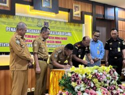 Perkuat Sinergitas, Pemda Muna Barat Taken MoU Bersama Kejaksaan Negeri Muna