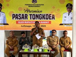 Komitmen Tingkatkan Ekonomi, Bupati Muna Barat Lakukan Pembenahan Pasar