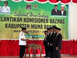 Ini Pesan Bupati Muna Barat ke Baznas Terlantik