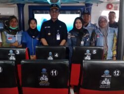 Peringatan HANI 2025, BNN Muna Lakukan Pemasangan Branding di Kapal Expres Bahari 6E