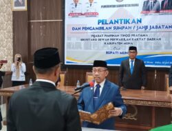 Camat Napabalano Dilantik Jadi Sekwan Muna