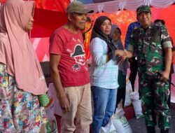 Gandeng Kodim 1416/Muna, Bulog Raha Salurkan Beras Bantuan Pangan