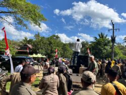 Demo Dugaan Korupsi Eks Plt Kades Guali Berujung Ricuh