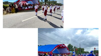 Bunda Paud dan Literasi Muna Barat Apresiasi Semangat Juang Peserta Didik Lewat Lomba Gerak Jalan