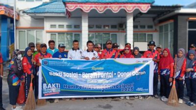 Peringati Harhubnas 2025, KUPP Raha Gelar Aksi Bersih Pantai