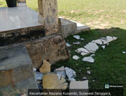 Guncangan Gempa di Muna Barat Beri Dampak ke SDN 5 Napano Kusambi