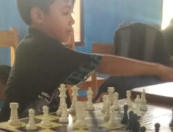 Melatih Mental, Pecatur Cilik Asal Mubar Ikut Adu Strategi di Turnamen Catur