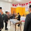 Bupati La Ode Darwin Lantik Sekda dan 5 Kepala OPD Muna Barat, Tekankan Tanggung Jawab