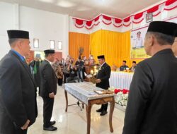 Bupati La Ode Darwin Lantik Sekda dan 5 Kepala OPD Muna Barat, Tekankan Tanggung Jawab