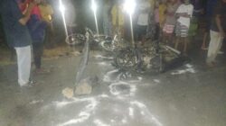 Kecelakaan Maut di Jalan Poros Lagadi-Tondasi, Pengendara Suzuki Smash Tewas Tabrakan dengan CRF