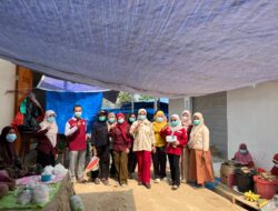Respon Cepat Cegah ISPA, Puskesmas Lailangga Bagikan Ratusan Masker di Pasar Tongkoea