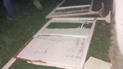 Kantor Dinas Kelautan dan Perikanan Muna Barat Dirusak OTK